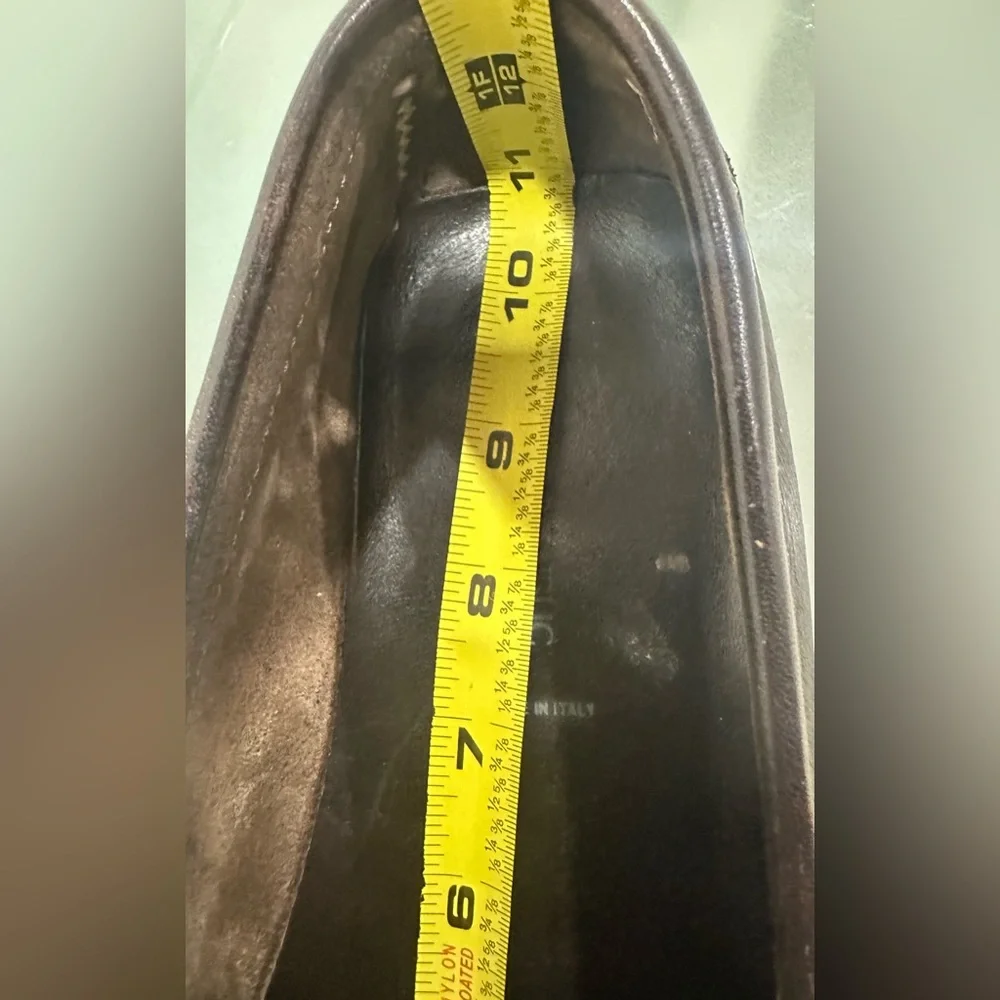 BANANA‎ REPUBLIC BROWN GENUINE LEATHER CASUAL MEN'S SHOES SIZE 11 Made In Italy